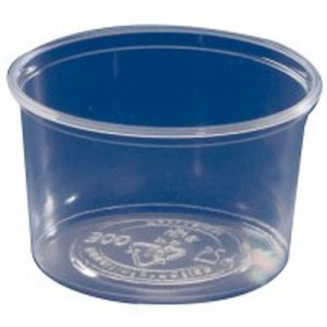 Sauce bowl transparent, D71mm, H23mm, 50ml, 100 pcs